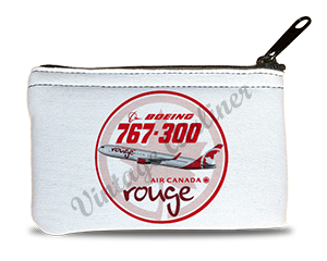 Air Canada Rouge Bag Sticker Rectangular Coin Purse