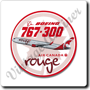 Air Canada Rouge Square Coaster