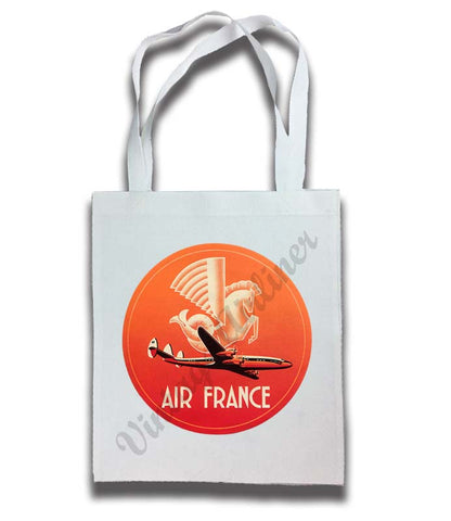 Air France 1950's Vintage Tote Bag