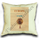 Air France Europe Cover Linen Pillow Case Cover