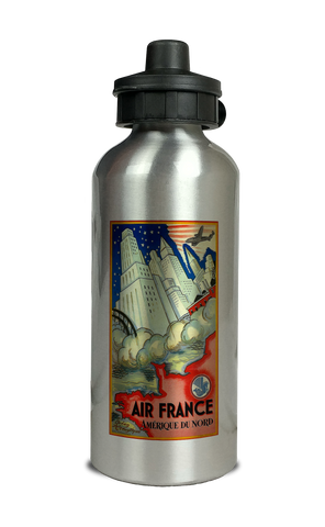 Air France Amérique du Nord Cover Aluminum Water Bottle