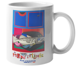 Air France Artistic Fish Coffee Mug