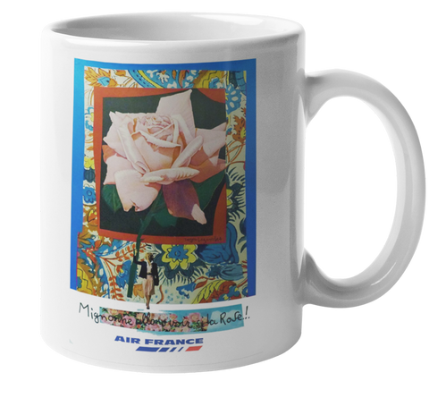 Air France Artistic Flower Coffee Mug