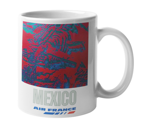 Air France Abstract Mexico Coffee Mug