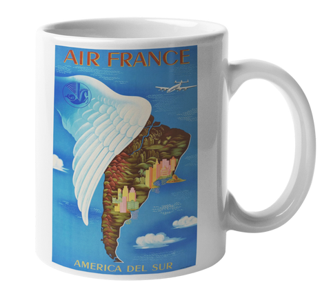Air France South America Coffee Mug