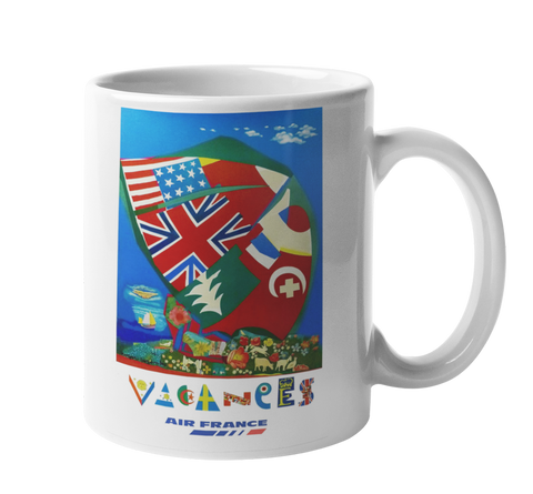 Air France World Flags Coffee Mug