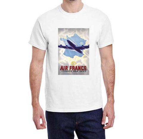 Vintage Air France Travel Poster T-shirt