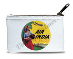 Air India Vintage Bag Sticker Rectangular Coin Purse