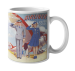 Vintage Airliner Dolls Coffee Mug