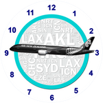 Air New Zealand 787 Wall Clock
