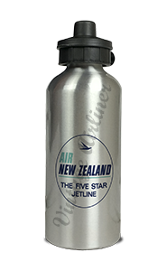 Air New Zealand Vintage Bag Sticker Aluminum Water Bottle