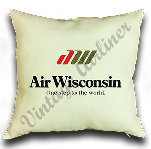 Air Wisconsin Logo Linen Pillow Case Cover