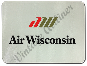 Air Wisconsin Logo Glass Cutting Board