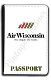 Air Wisconsin Logo Passport Case