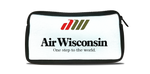 Air Wisconsin Logo Bag Sticker Travel Pouch