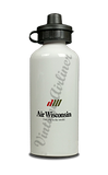 Air Wisconsin Logo Aluminum Water Bottle