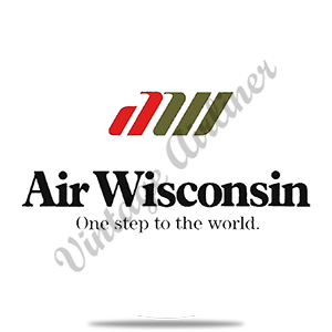 Air Wisconsin Logo Round Coaster