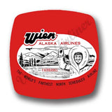 Wien Air Alaska 1960's Vintage Magnets