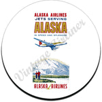Alaska Airlines Jets Serving Vintage Coaster