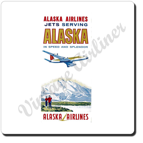 Alaska Airlines Jets Serving Vintage Coaster