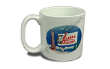 Alaska Airlines 1950's Vintage Bag Sticker  Coffee Mug