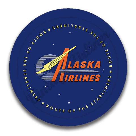 Alaska Airlines 1950's Vintage Magnets