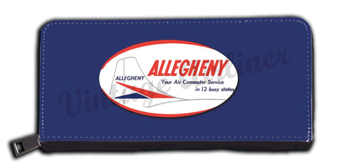 Allegheny Airlines Vintage Bag Sticker Wallet