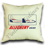 Allegheny Airlines 1960's Linen Pillow Case Cover