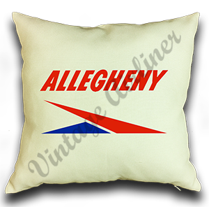 Allegheny Airlines Old Logo Linen Pillow Case Cover