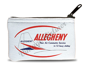 Allegheny Airlines Vintage Bag Sticker Rectangular Coin Purse