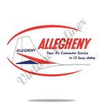 Allegheny Airlines Vintage Round Coaster