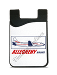 Allegheny Airlines 1960's Vintage Bag Sticker Card Caddy