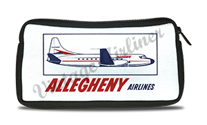 Allegheny Airlines 1960's Bag Sticker Travel Pouch