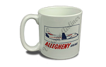 Allegheny Airlines 1960's Vintage Bag Sticker  Coffee Mug