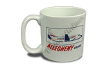 Allegheny Airlines 1960's Vintage Bag Sticker  Coffee Mug