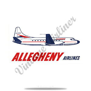 Allegheny Airlines 1960's Round Coaster