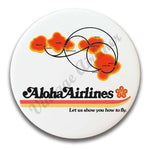 Aloha Airlines Logo and Route Map Magnets