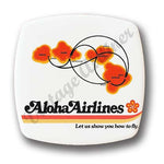 Aloha Airlines Logo and Route Map Magnets