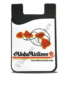 Aloha Airlines Logo and Route Map Card Caddy