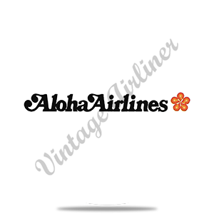 Aloha Airlines Logo Round Coaster