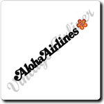 Aloha Airlines Logo Square Coaster