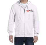 US Air Red Logo (1979-1989) Zipped Hooded Sweatshirt