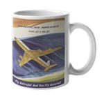 American Airlines Vintage Astrojet Coffee Mug