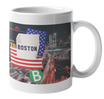 American Airlines Boston Collage Coffee Mug