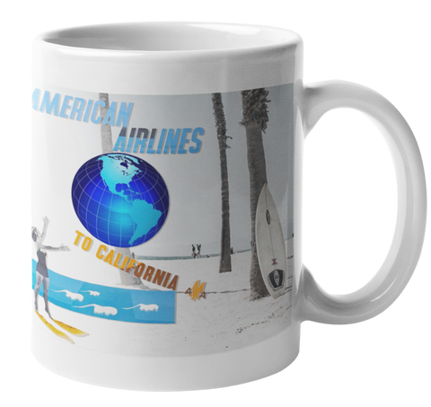 American Airlines California Coffee Mug