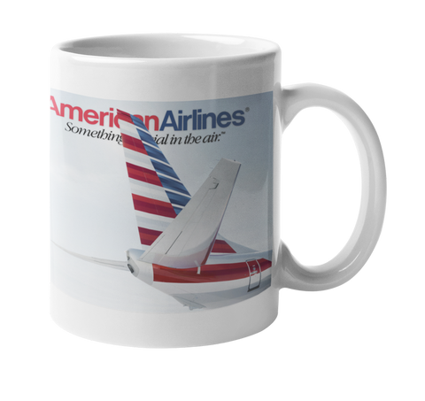 American Airlines Flag Tail New Logo Coffee Mug – Airline Employee Shop