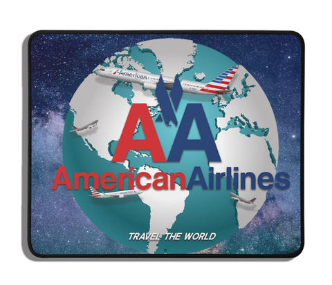 American Airlines Globe MousePad