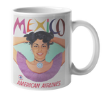 American Airlines Mexico Vintage Coffee Mug