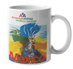 American Airlines Mexico Color Art Coffee Mug