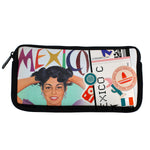 Plane Ticket To Mexico Travel Pouch